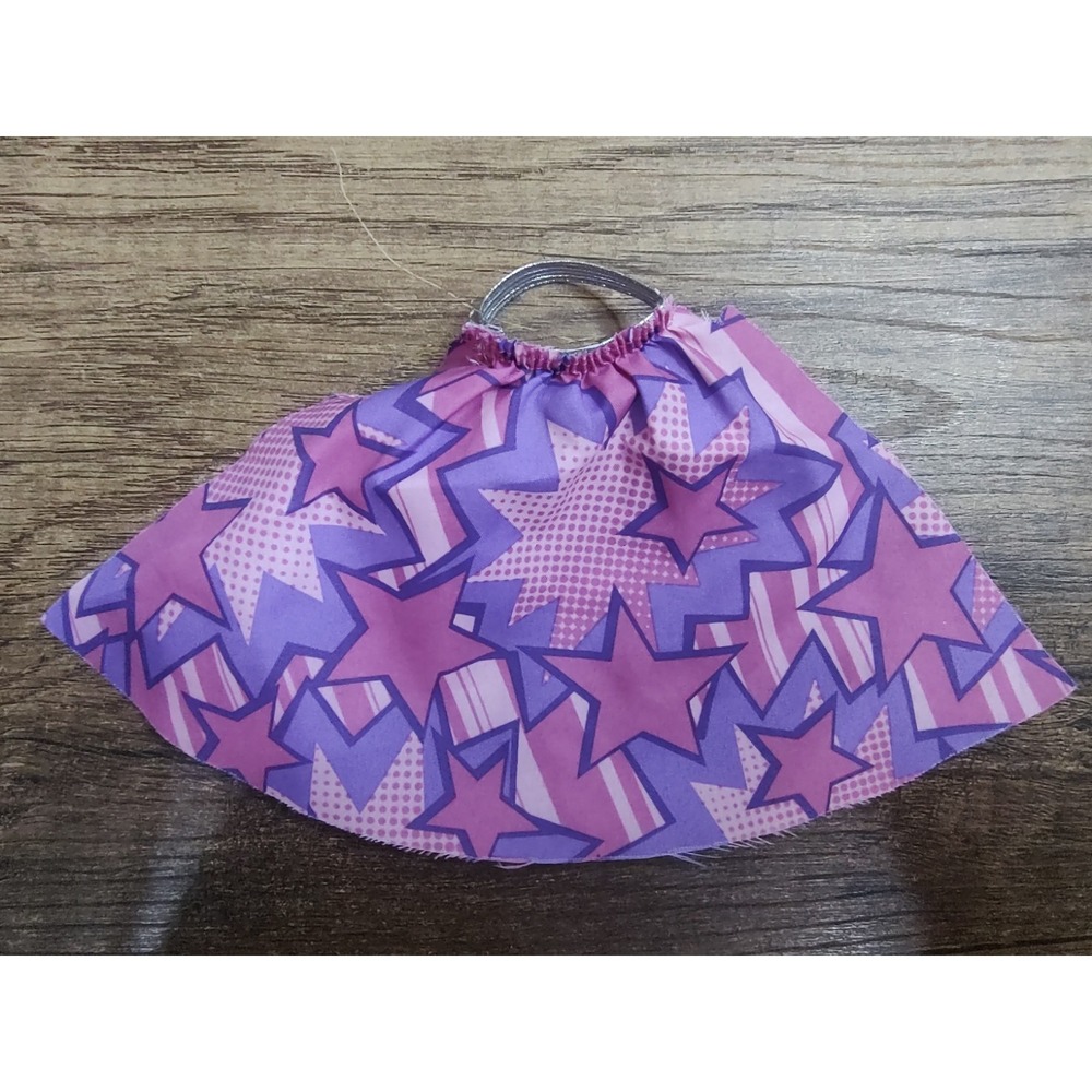 BARBIE CAPE PINK PURPLE STARS SUPERHERO COSTUME FASHION STYLE CUTE DOLL CLOTHES